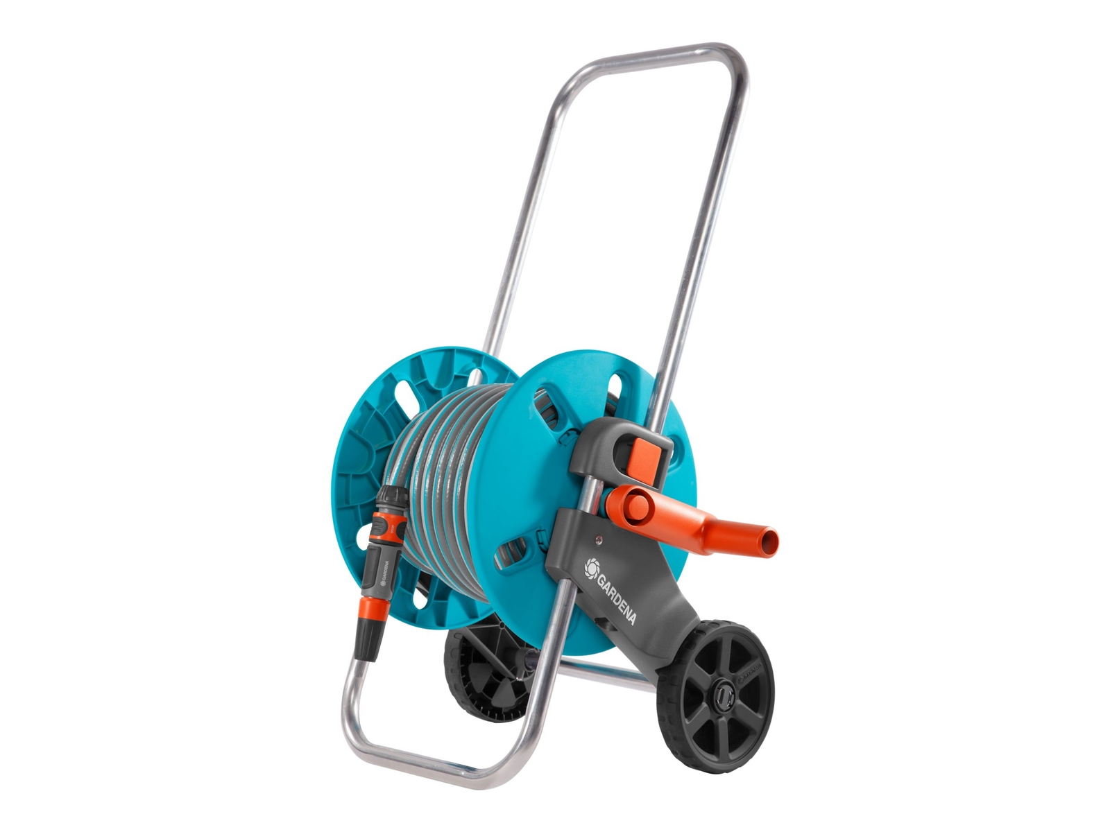 Gardena AquaRoll S Carrello avvolgitubo Manuale Funzionale Blu Grigio 18502-20