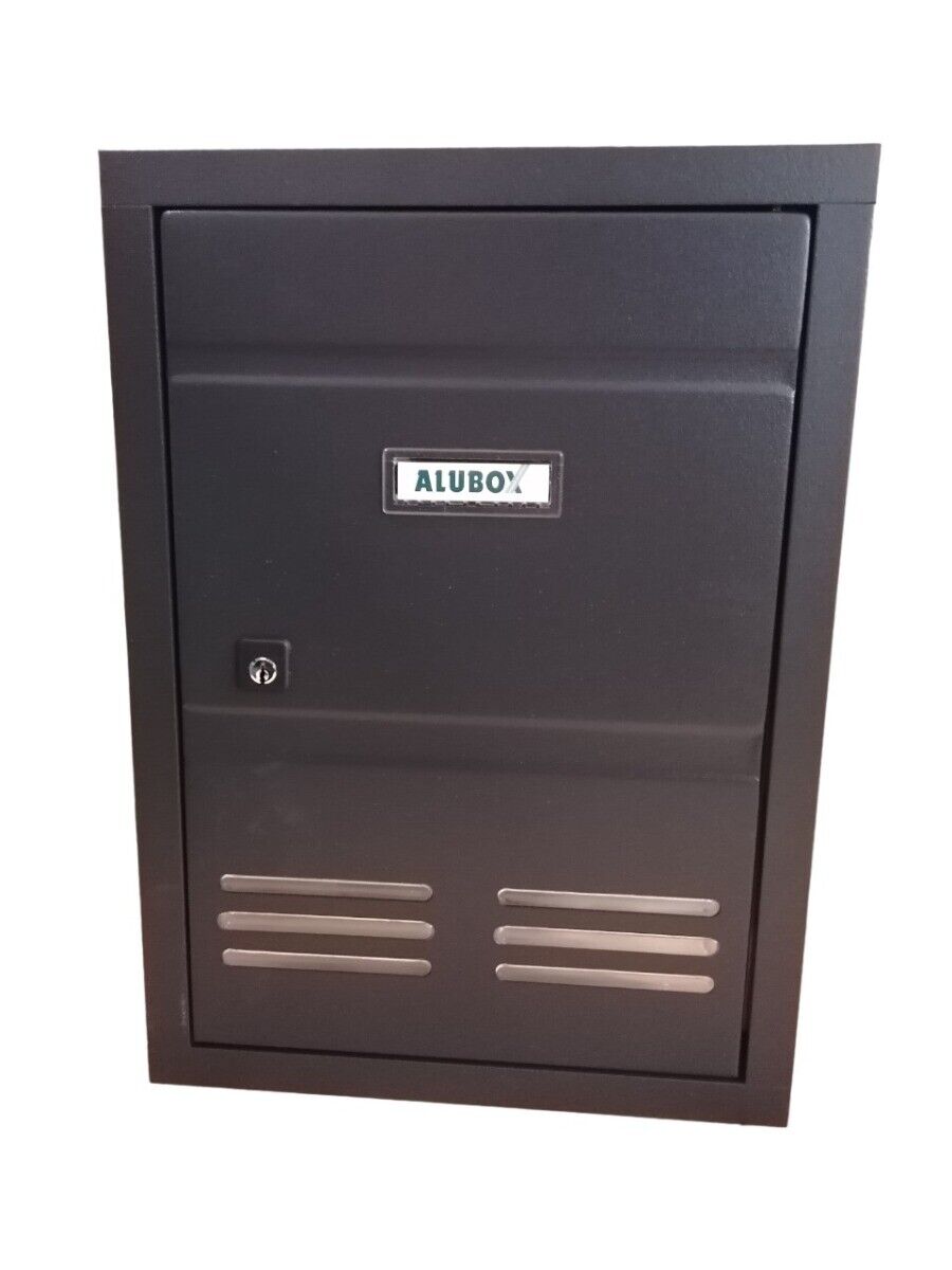 ALUBOX - SPORTELLO DA INCASSO COLORE GHISA 29x40CM