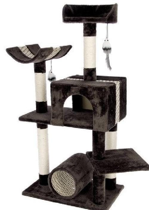 Kerbl Cat Tree Safari Big Marrone, 60 x 36 x 122 cm