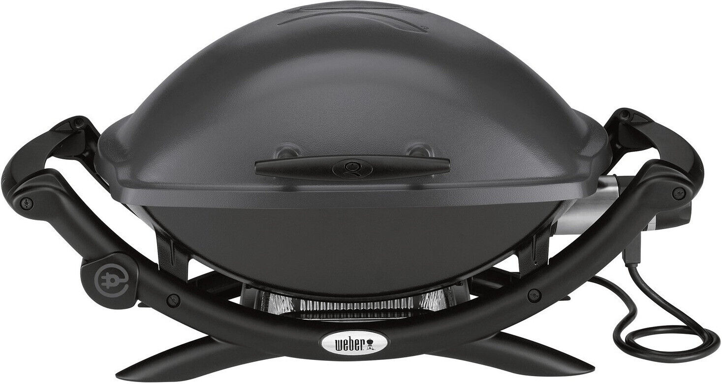 Weber Q 2400 2200 W Grill Elettrico Kettle Nero, Grigio