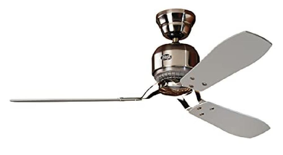 HUNTER FAN Ceiling Fan Industrie II 132 cm Indoor, and Wall control, Brushed Chr