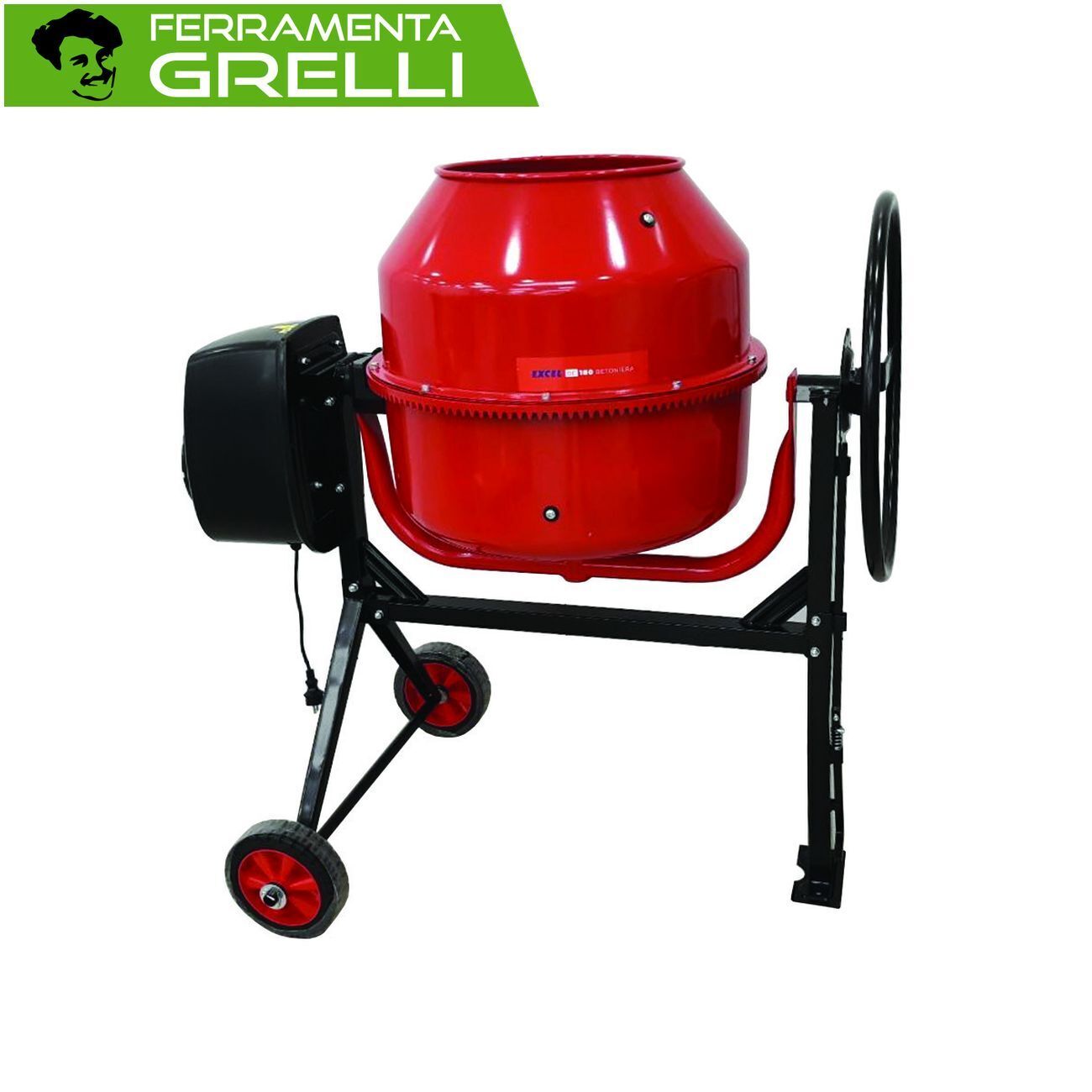 BETONIERA LATERALE MONOFASE LT.180 800W