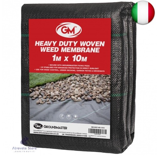 GardenersDream GROUNDMASTER™ Telo Anti Erbacce per PACCIAMATURA AD Alta E