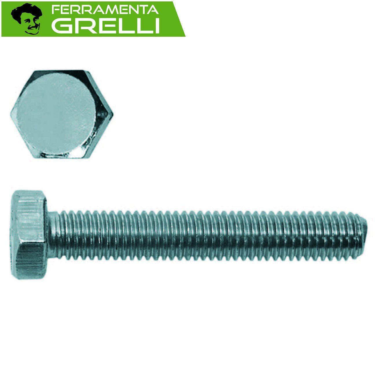 VITI PER METALLO 8.8 TESTA ESAGONALE INTERAMENTE FILETTATE • Ø mm 14x40  • 50 pz