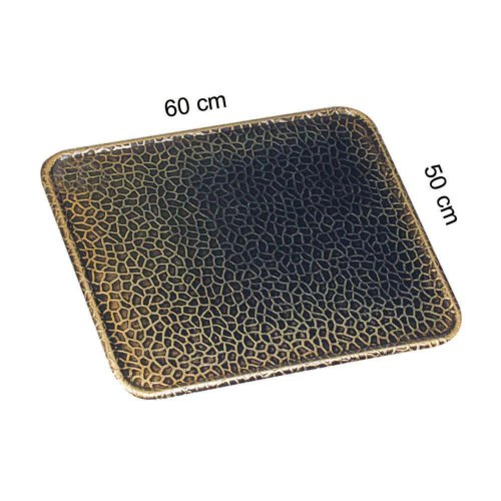 (TG. 50 x 60 cm) Kamino-Flam 333071 Piastra Parascintille, Metallico, 50 x 60 cm