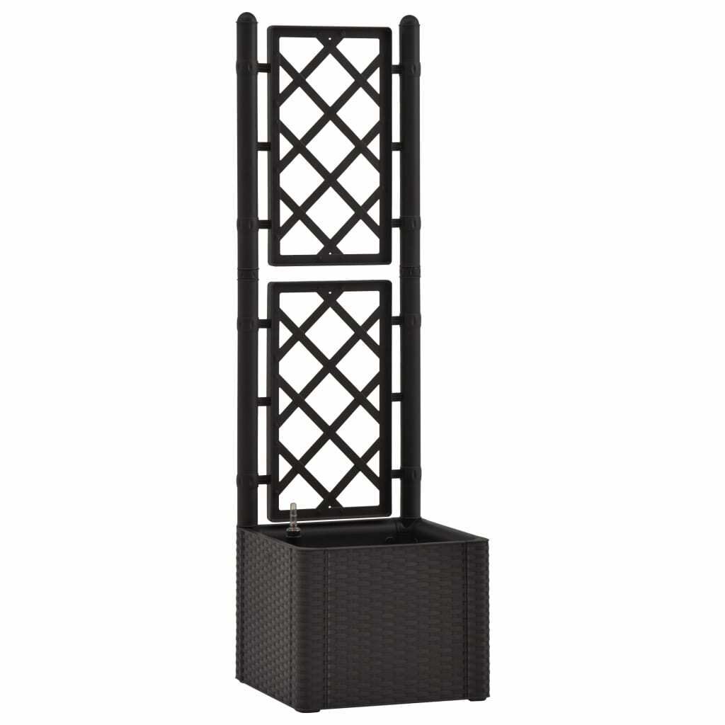AX Fioriera 43x43x142cm Traliccio Serbatoio 35L Irrigazione Automatica 0k 313965