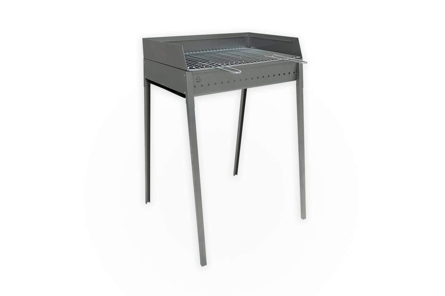 El Gaucho Barbecue a Carbone BBQ da Giardino in Acciaio Inox 60 x 40 cm 144527