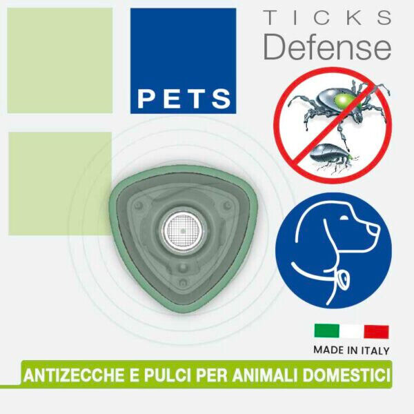 REPELLENTE A ULTRASUONI ANTIZECCHE E PULCI PER ANIMALI COLPHARMA TOPI SCARAFAGGI