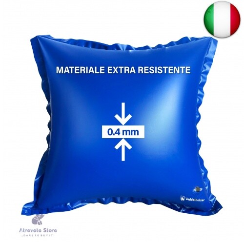 Veddelholzer XXL 120 x 120 cm, cuscino d'aria per piscina invernale copertura.