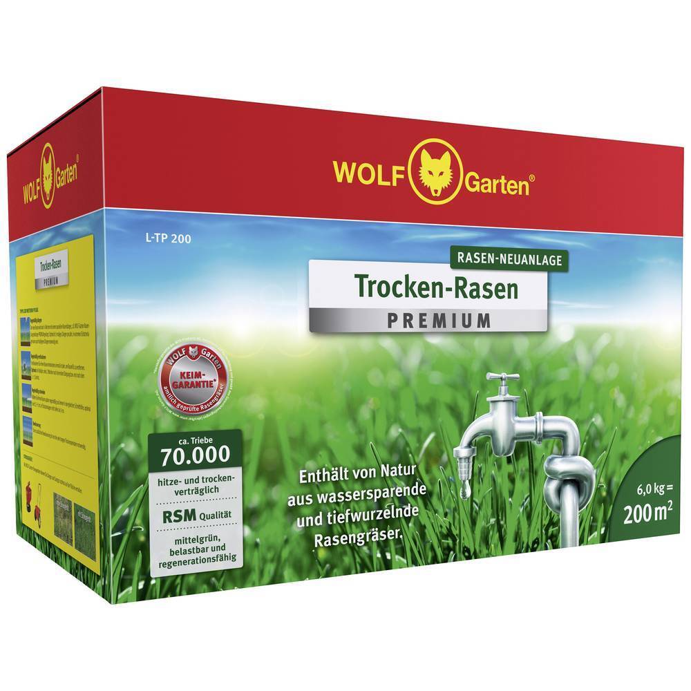 WOLF-Garten 3824650 Giardino WOLF - prato secco Premium L-TP 200 1 pz.