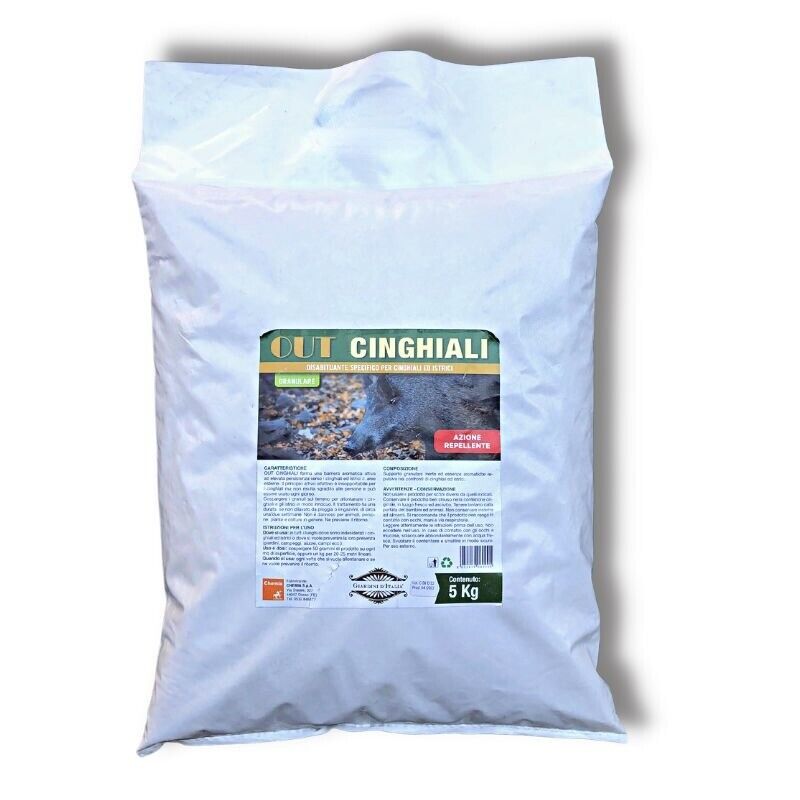 Out Cinghiali Disabituante Repellente cinghiali Istrici Granuli 5 kg