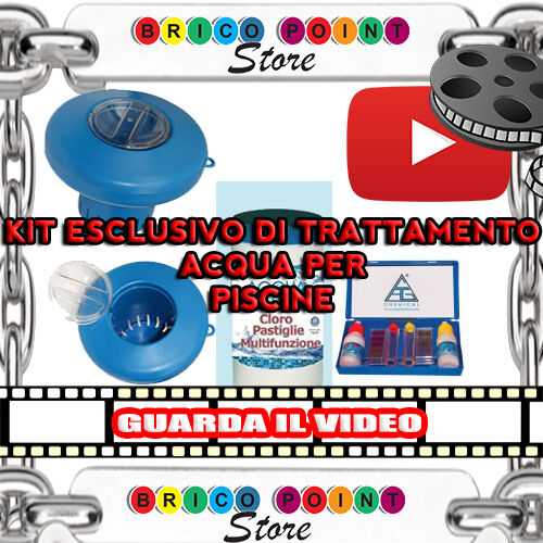 Completo per la manutenzione della piscina