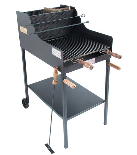 BARBECUE A CARBONE E LEGNA FUOCONE in ferro battuto per circa 10 persone
