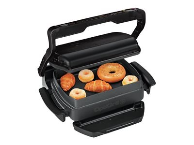 TEFAL GC7148 Nero Acciaio inossidabile Rettangolare Griglia 300 x 200 GC7148