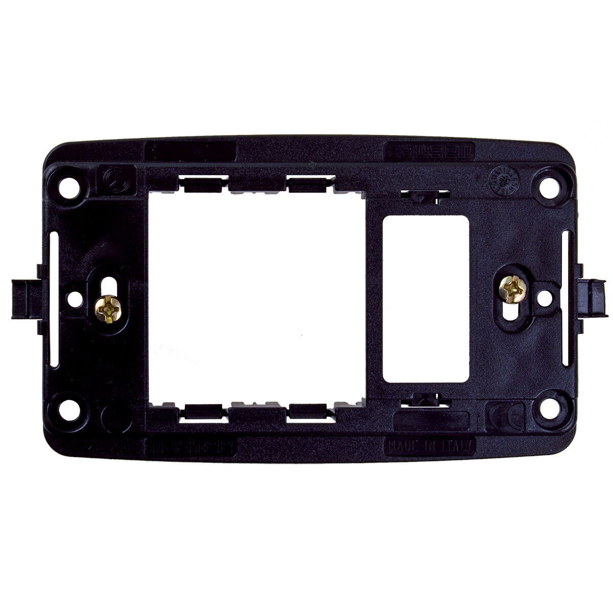 SUPPORTO 1 FORO PER SERIE 16000 + 1 PRESA SCHUKO P40 (16070) MASTER 00376