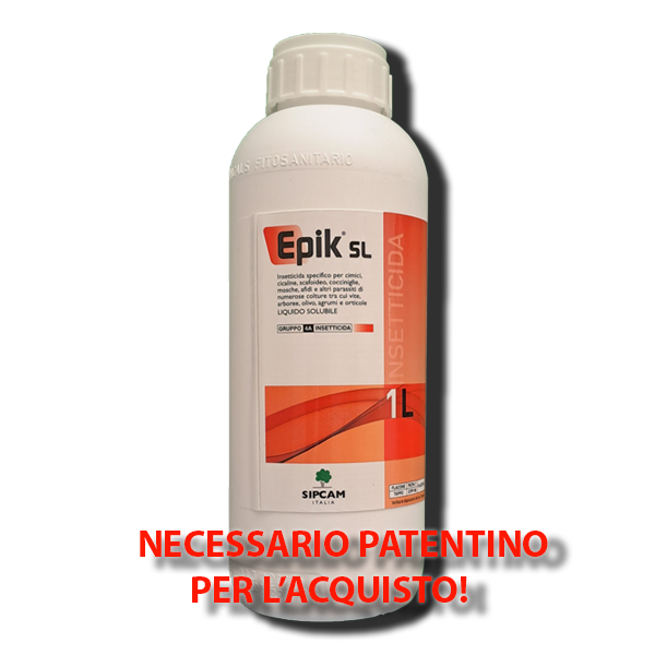 Epik SL Sipcam Insetticida Sistemico Acetamiprid Cimice Asiatica 1L - PATENTINO