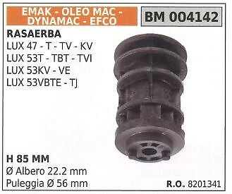 Supporto mozzo portalama rasaerba tagliaerba LUX 47 T TV KV EMAK 004142
