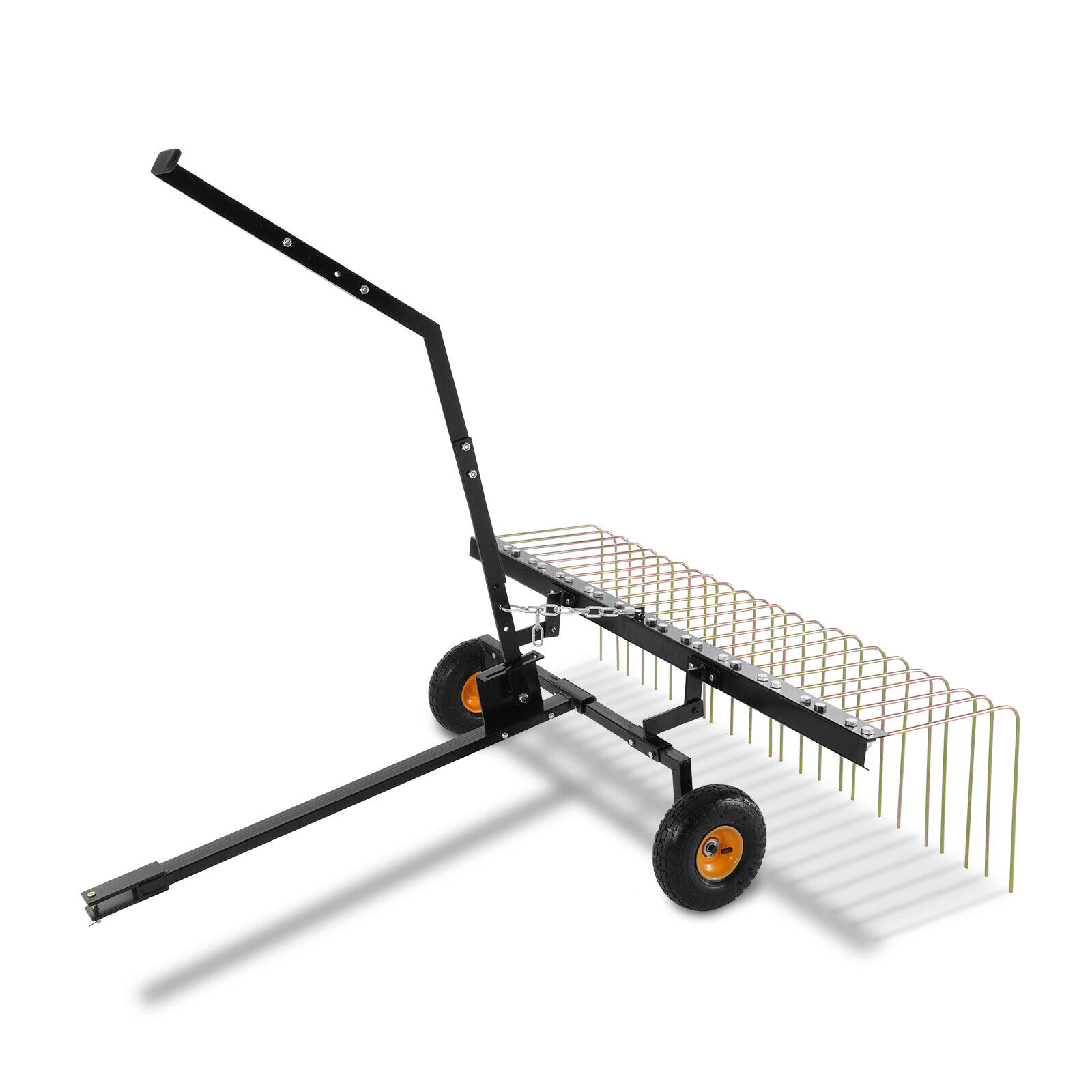 VEVOR Rastrello Arieggiatore per Prato da 1524 mm Traino ATV Tosaerba 24 denti