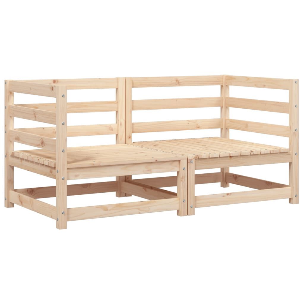 AX Soggiorno 2 Divani Modulari Giardino Terrazza Rustico 70x70x67cm Nuovo 837907