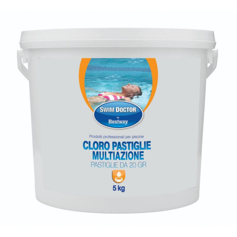 BESTWAY - 59054 - Cloro in pastiglie combinate multiazione da 20 gr / 5 kg 69421