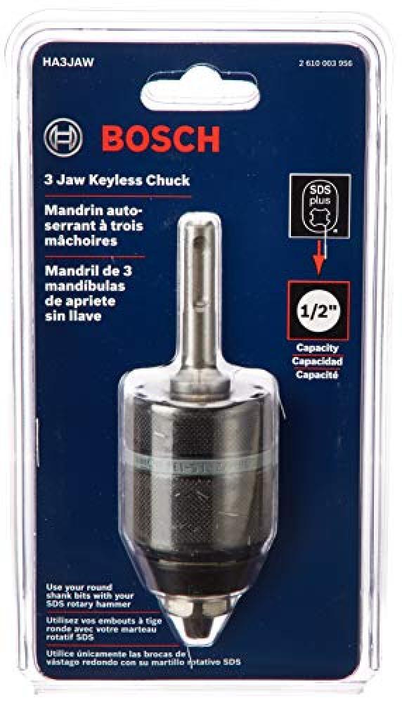 (TG. 1/2-pollici) Bosch HA3JAW 1/5,1 cm 3-jaw Chuck con codolo SDS-Plus - NUOVO