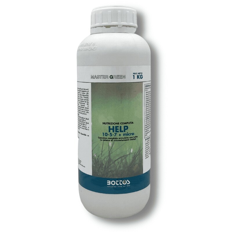 Master green Help Bottos 10-5-7 + microelementi chelati concime NPK di mantenime