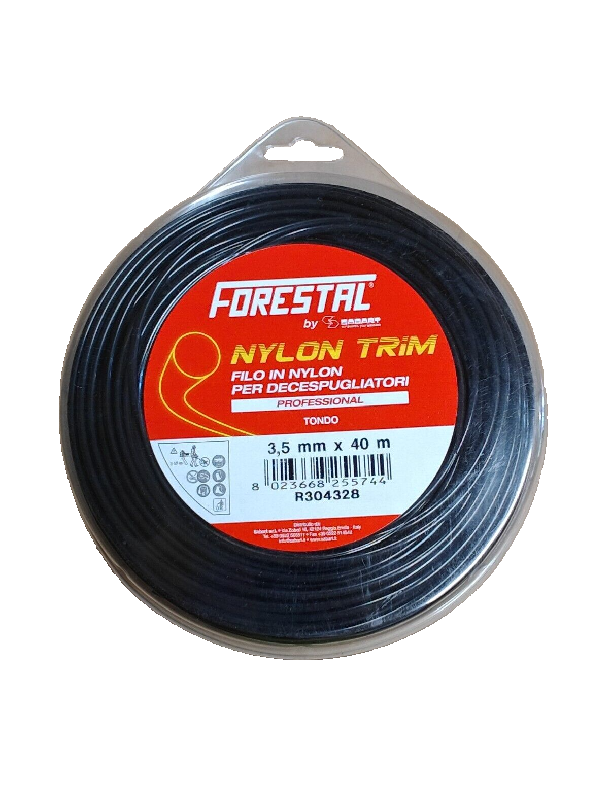 Valva filo decespugliatore FORESTAL sezione tonda Ø filo 3.5 mm lunghezza 40 m