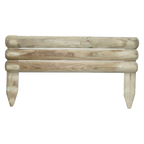 Steccato Vampiro rettangolare in legno di pino impregnato 55,5x5x30/15 cm per ai
