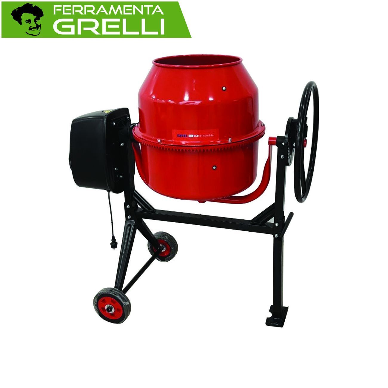 BETONIERA LATERALE MONOFASE LT.140 550W