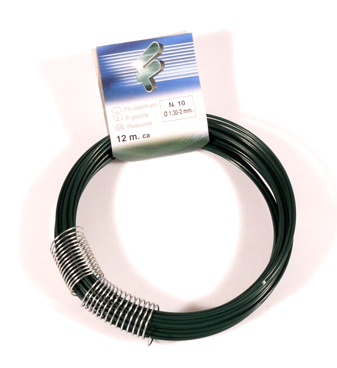 PRL) FILO PLASTIFICATO FERRO VERDE FP10 PLASTICIZIED IRON WIRE 12m DIAM. 2mm