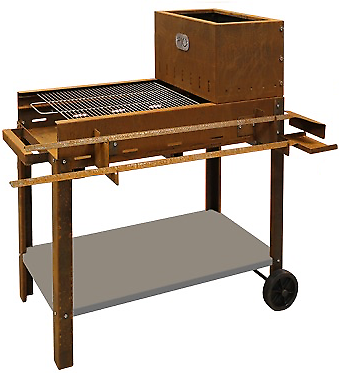 BARBECUE A LEGNA E CARBONE EL GAUCHO RIO 47x90x108h