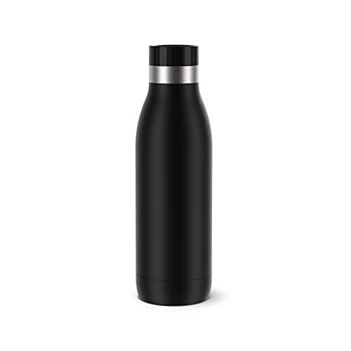 Emsa Botella Bludrop Basic N31101, 0,5 litros, 100 % hermética, cierre Quick-Pre
