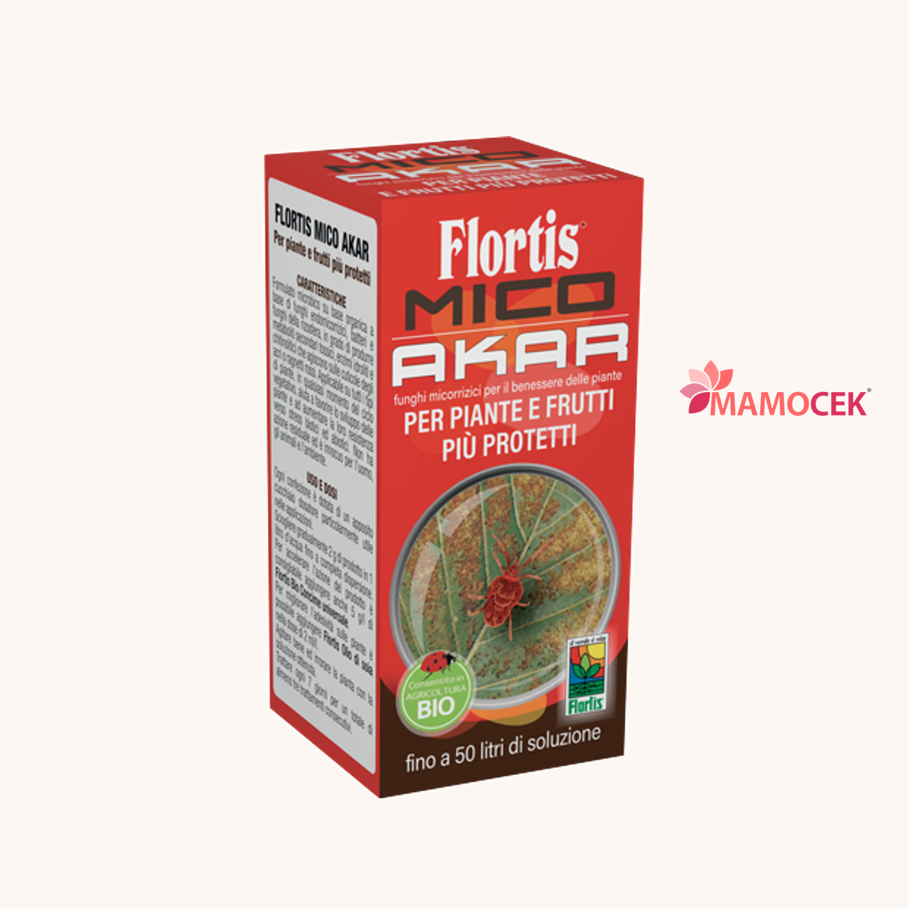 FLORTIS Mico Acar micorrize insetticida 100g insetti acari ragnetto rosso bio