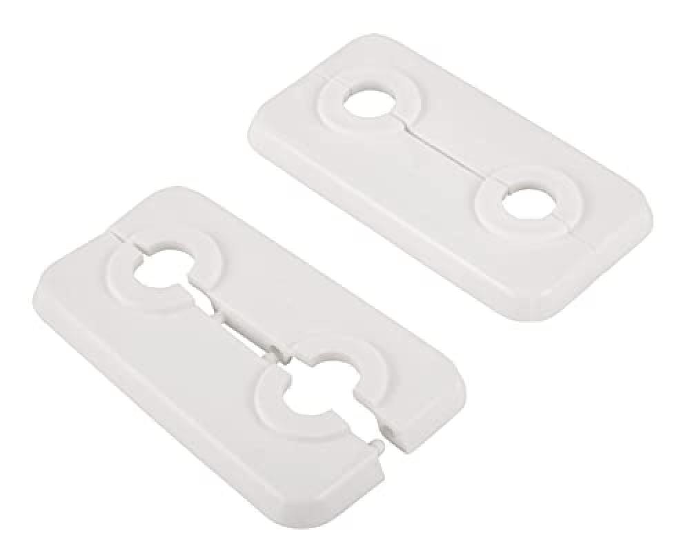 (TG. 12 mm oder 1/8 Zoll) Set di 2 doppie rosette apribili, 12 mm, in legno di f