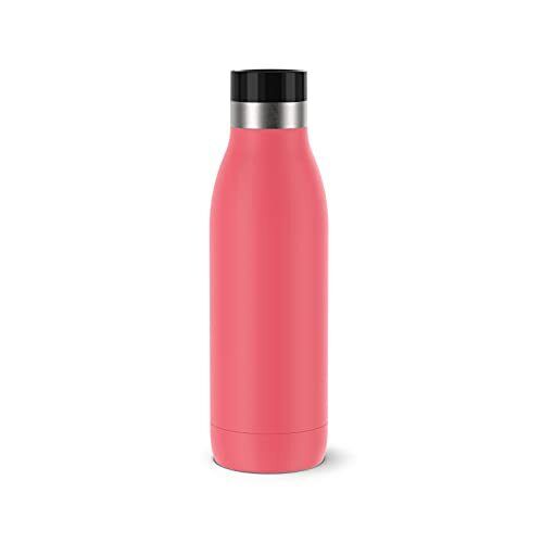 Emsa Botella Bludrop Basic N31104, 0,5 litros, 100 % hermética, cierre Quick-Pre