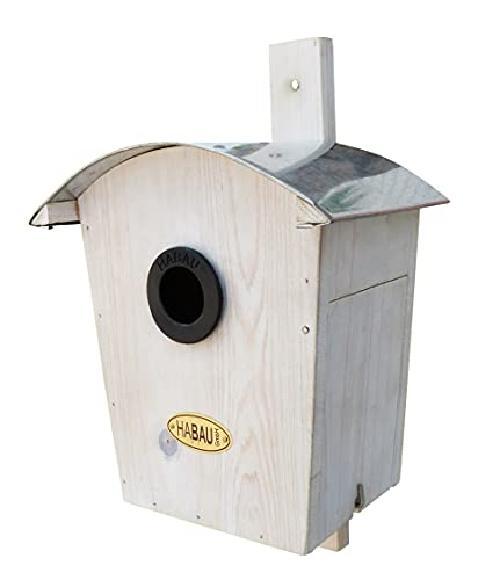 HABAU 2963 nistkasten Tetto Rotondo, Bianco