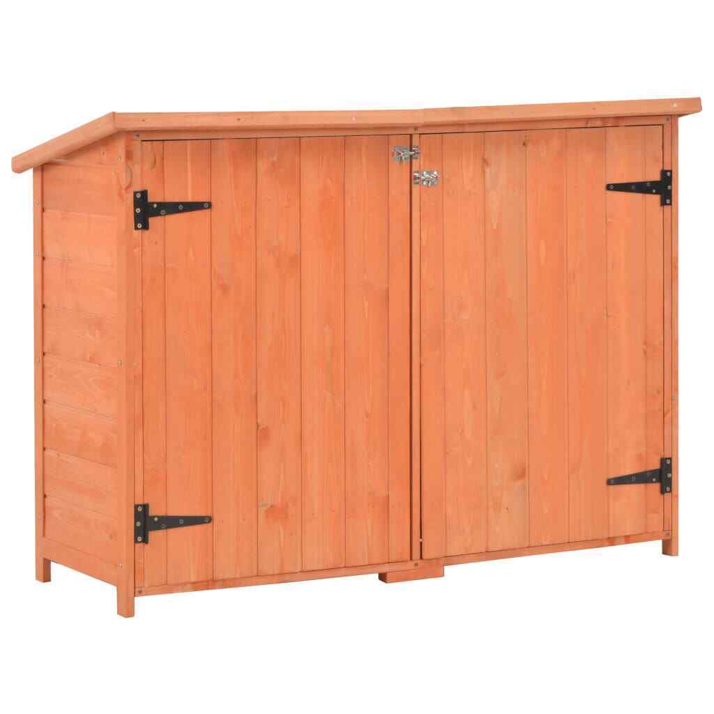 Capanno per Attrezzi in Legno Riparo Mobile Porta da Giardino vidaXL