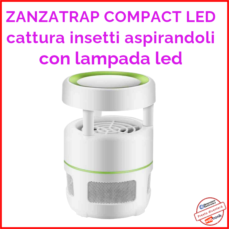 Zanzariera anti Zanzare Insetti Ammazza Cattura Lampada Esca Mosche Cimici EZ006
