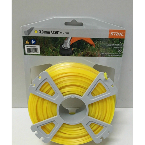 Filo decespugliatore STIHL Bobina 53 m giallo quadrato diam 3,0 mm