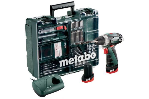 Metabo powermaxx bs basic akku-bohrschrauber set 4007430286031