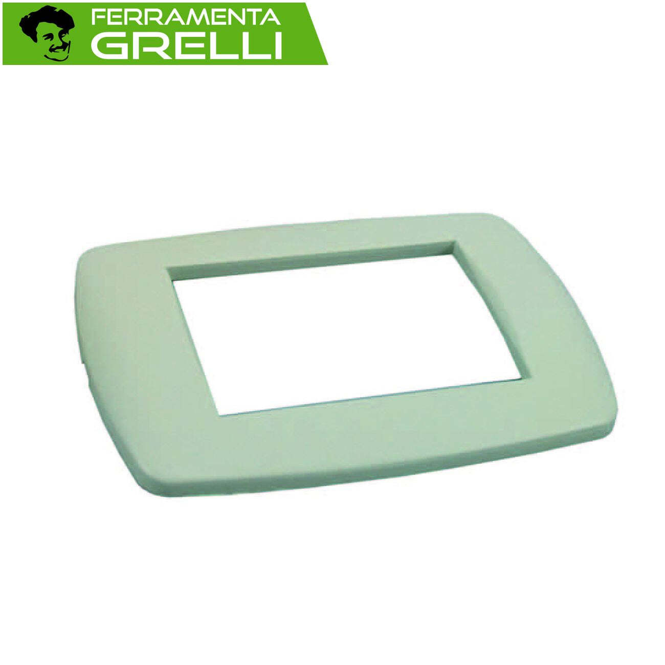 PLACCA 3 POSTI "MILLENNIUM" AVORIO • 3 posti • mm 123x84h  (7843.T.A)  • 15 pz