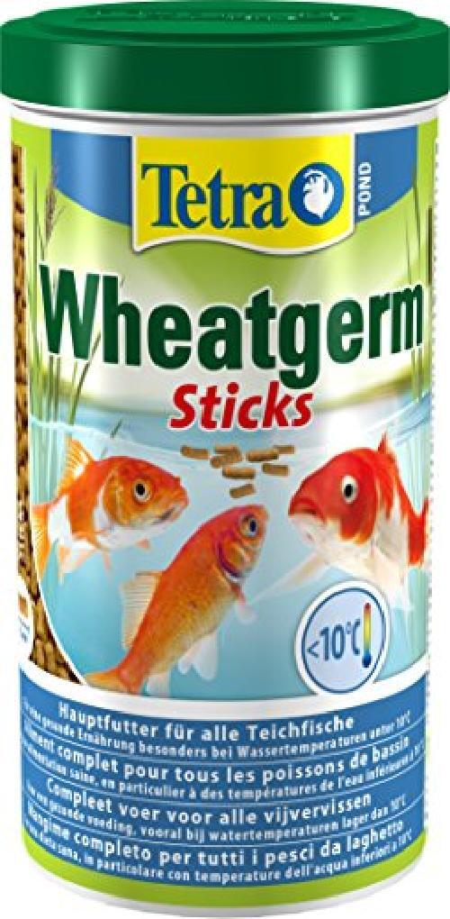 Tetra Pond Wheatgerm Sticks, Mangime Completo ai Pesci dei Laghetti da Giardino,