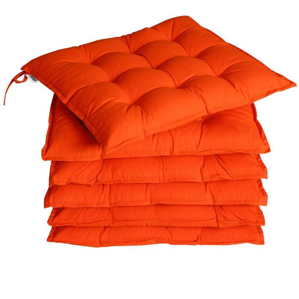 Sitzkissen 6er-Set Cosy Orange