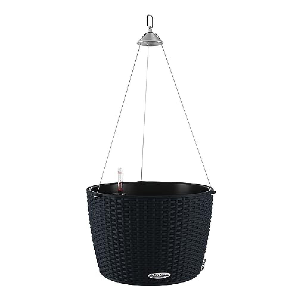 (TG. Normale) LECHUZA NIDO Cottage 35 grafite nero 15303 - NUOVO