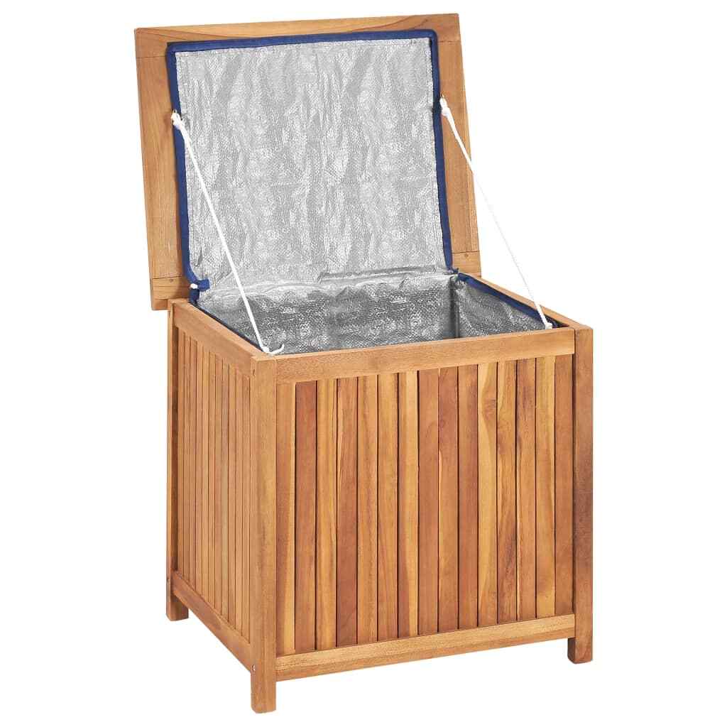 AX Baule Giardino Prato Box Panca Mobile Rustico Impermeabile 60x50x58cm 315379