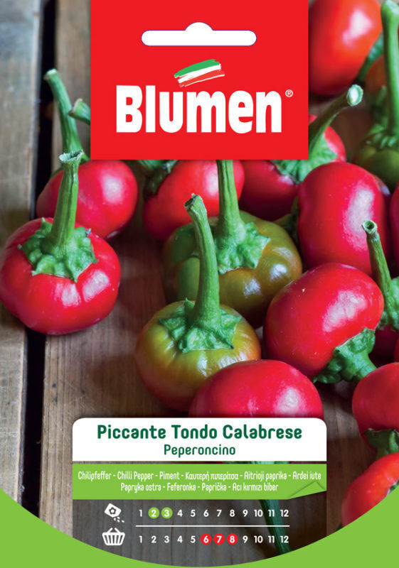 SEMI PEPERONCINO TONDO PICCANTE CALABRESE BLUMEN ORTO