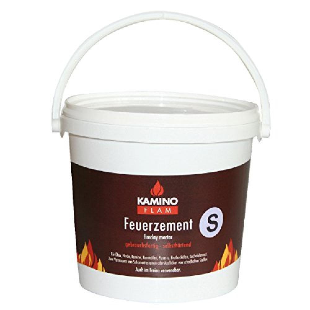 (TG. 3 kg) Kamino-Flam Malta refrattaria, cemento refrattario S in un secchio, p