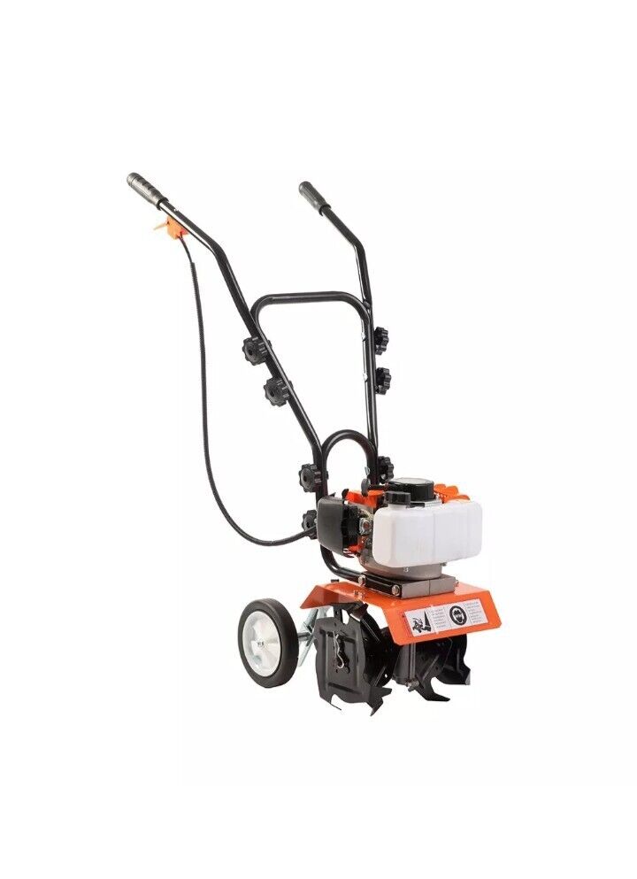 Motozappa motocoltivatore a scoppio 2 tempi da 3,7 cv e 65 cc raggio 30 cm
