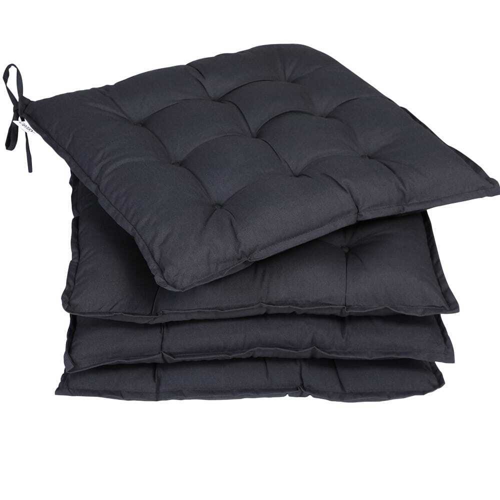 Sitzkissen 4er-Set Cosy Anthrazit