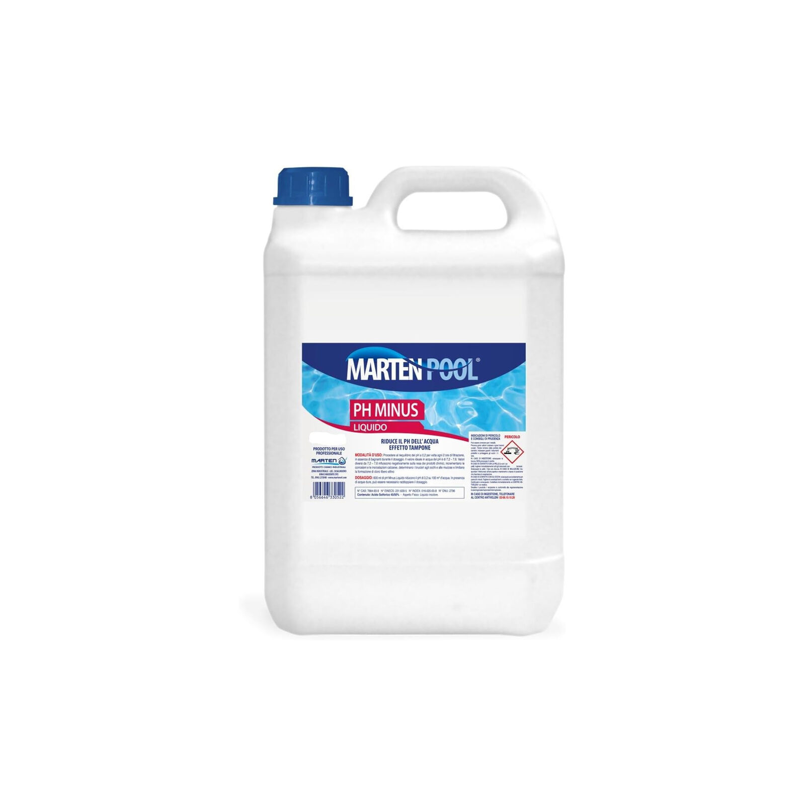 Riduttore PH Minus 10Kg - Riduce PH Dell‘Acqua Con Effetto Tampone